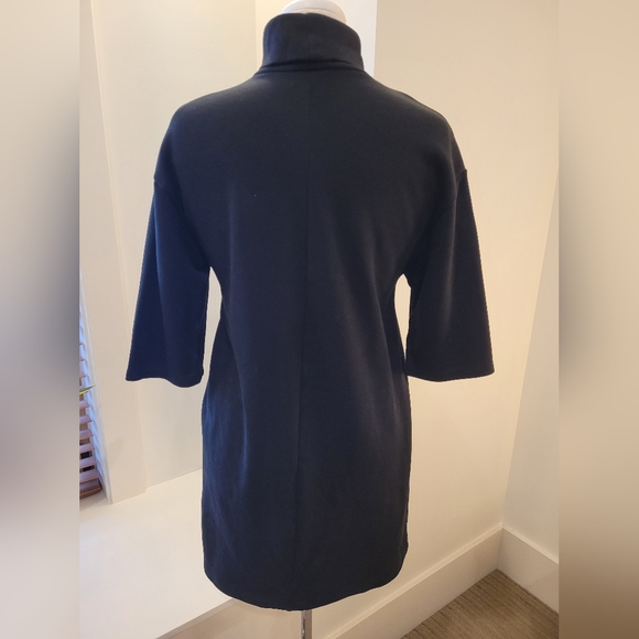 Zara 3/4 Sleeve Mock Neck Tunic Dress - Picture 5 of 6